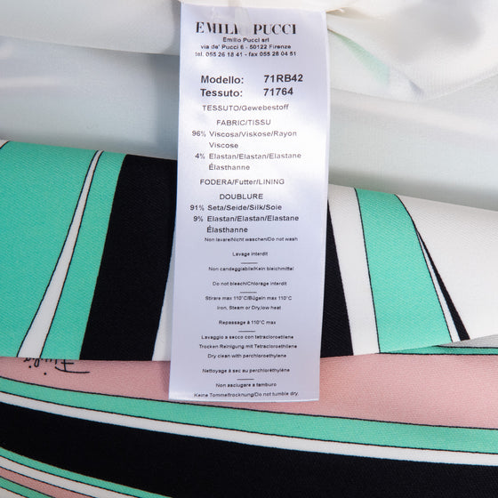 Emilio Pucci Multicolour Abstract Pattern Blazer
