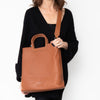 Ralph Lauren Horseshoe Tan Calfskin Tote Bag