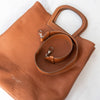 Ralph Lauren Horseshoe Tan Calfskin Tote Bag