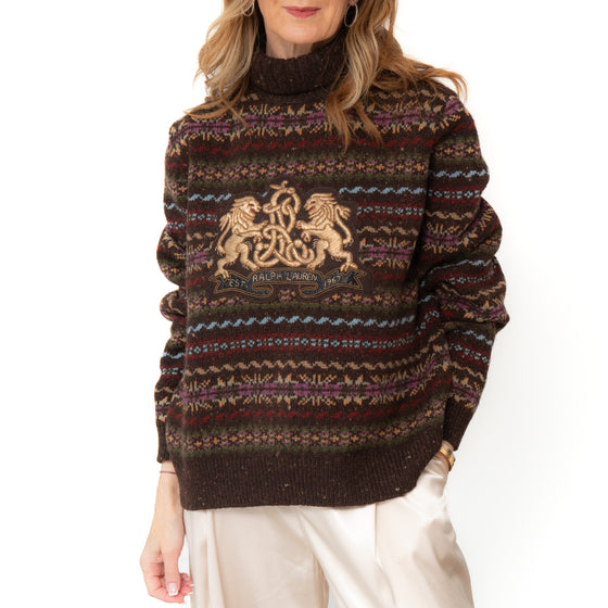Ralph Lauren Collection Fair Isle Knit Jumper