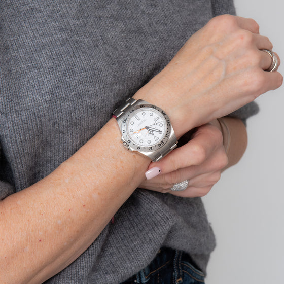 Rolex Explorer II Stainless Steel White Polar Dial