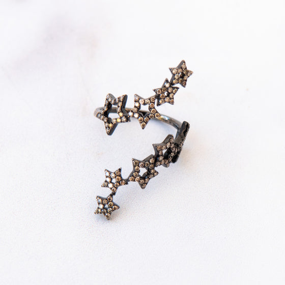 Set Of Two Rosa De La Cruz Star Rings