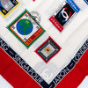 EVEYSPRELOVED Chanel Vintage Chanel Silk Stamps of the World Silk Scarf