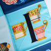 Hermes La France Francoise De La Perriere zijden sjaal 90 cm