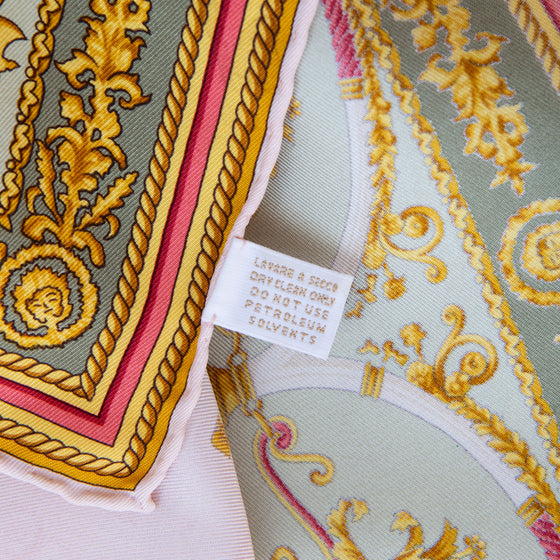 Hermes La France Francoise De La Perriere zijden sjaal 90 cm