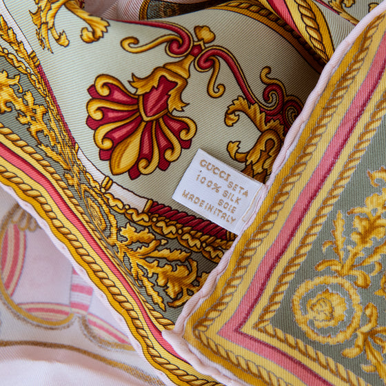 Hermes La France Francoise De La Perriere zijden sjaal 90 cm