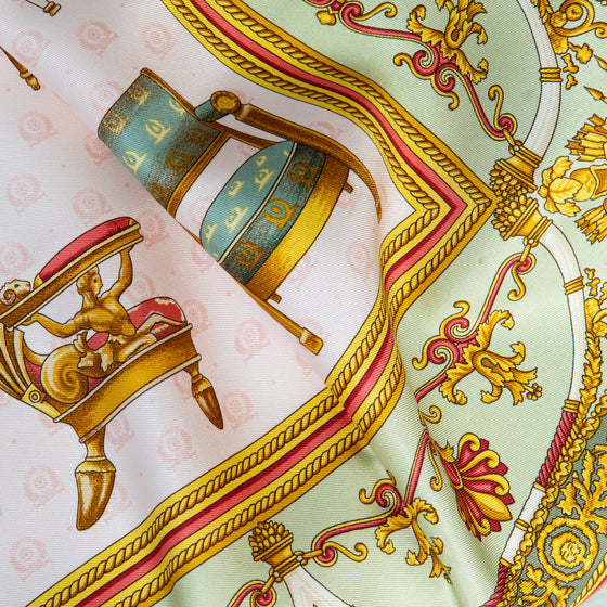 Hermes La France Francoise De La Perriere zijden sjaal 90 cm