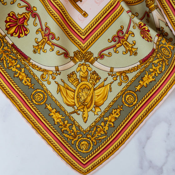 Hermes La France Francoise De La Perriere zijden sjaal 90 cm