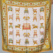  Hermes La France Francoise De La Perriere zijden sjaal 90 cm