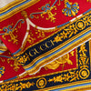 Vintage Gucci Chair Print Silk Scarf