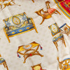 Hermes La France Francoise De La Perriere zijden sjaal 90 cm