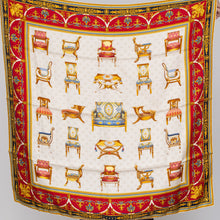  Hermes La France Francoise De La Perriere zijden sjaal 90 cm