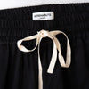 Serena Bute Black Silk Wide Leg Trousers
