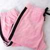 Serena Bute Pink Velour Wide Leg Trousers