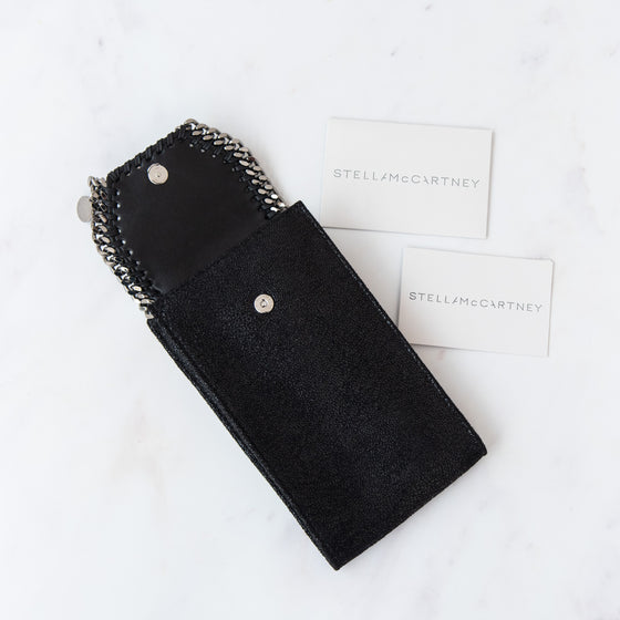 Stella McCartney Falabella Black Mobile Phone Holder