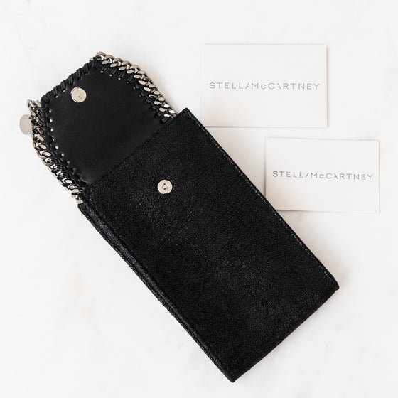 Stella McCartney Falabella Black Mobile Phone Holder