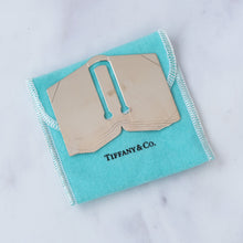  Tiffany & Co. Sterling Silver Bookmark Opened Book Shape