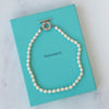 Tiffany & Co Fine Pearl Toggle Necklace