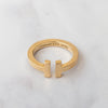 Tiffany and Co Yellow Gold T Square Ring