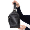 Tods Black Leather  Shoulder Bag