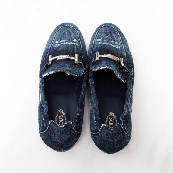 Tod’s Double T Denim Loafer