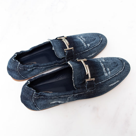 Tod’s Double T Denim Loafer