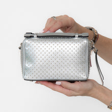  Tods Silver Don Convertible Clutch Crossbody Bag