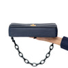 Tory Burch Navy Blue Kira Leather Shoulder Bag