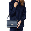 Tory Burch Navy Blue Kira Leather Shoulder Bag