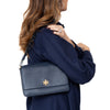 Tory Burch Navy Blue Kira Leather Shoulder Bag