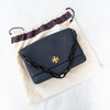 Tory Burch Navy Blue Kira Leather Shoulder Bag