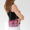 Valentino Garavani Magenta Pink Mini Rockstud Glam Lock Bag