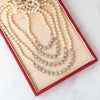 Valentino Garavani Costume Pearl Crystal Necklace