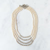Valentino Garavani Costume Pearl Crystal Necklace
