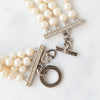 Valentino Garavani Costume Pearl Crystal Necklace