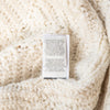 Valentino Garavani Cream Sequin Embellished Poncho Cardigan