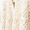 Valentino Garavani Cream Sequin Embellished Poncho Cardigan