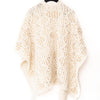 Valentino Garavani Cream Sequin Embellished Poncho Cardigan