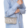 Valentino Garavani Small Crystal Locò Shoulder Bag