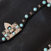 Valentino Garavani Black Leather Rockstud Bag