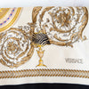 Versace Cream Silk Scarf