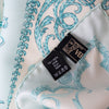 Versace Silk Aqua Scarf