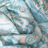 Versace Silk Aqua Scarf