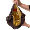 Vivienne Westwood Brown Leather Hobo Bag
