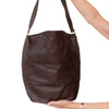 Vivienne Westwood Brown Leather Hobo Bag