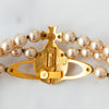 Vivienne Westwood Gold Tone Orb Necklace