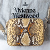 Vivienne Westwood Vegan Leather Crossbody Snakeskin Print Bag