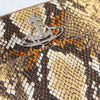 Vivienne Westwood Vegan Leather Crossbody Snakeskin Print Bag