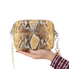 Vivienne Westwood Vegan Leather Crossbody Snakeskin Print Bag