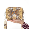 Vivienne Westwood Vegan Leather Crossbody Snakeskin Print Bag